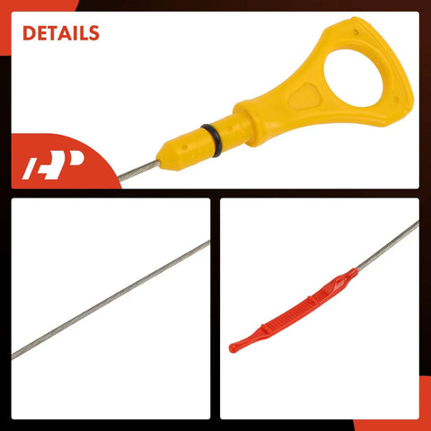 Stainless Steel Engine Dipstick For G80 2018 2020 And Genesis Sedans 3.8L V6 5.0L V8 Check Oil Level With 32.2 Inch Total Length Measuring Rod And Easy Replacement