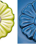 Flower Stepping Stone Mold For Garden Path, Concrete Tile Mold, Floral Style 12.6 Inch Diameter, ABS Plastic DIY Stone Mold