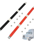 Heavy Duty Positive And Negative Battery Terminal Bus Bar For Volvo Vn Vnl Vnm 2004 To 2019 four holes ten flange nuts