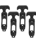 Heavy Duty Rubber Latch Set 4 Pack T Handle Flexible Draw Latches showcased