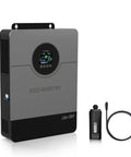 Heavy Duty 10000W 48V Off Grid Solar Inverter Beast Mode Powerhouse with display, cables, and dual MPPT capability.