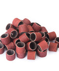50 Piece Heavy Duty Sanding Bands Abrasive Paper Rings for Dremel Tools, 12 Millimeter Arbor, 320 Grit polishing drums