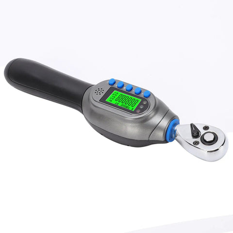 Naroote 1/4in Electric Torque Wrench With Smart Sound And Led Alerts, angle showing digital display and button controls.