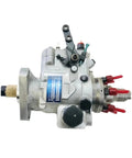 High Pressure Diesel Fuel Injection Pump Engineered To Pump Up Horsepower While Keeping Your Rig Cruising Smooth With Top Notch Combustion And Genuine Performance, silver heavy-duty component with fuel lines.