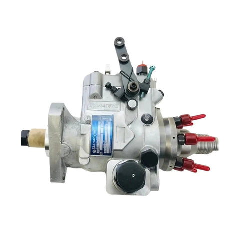 High Pressure Diesel Fuel Injection Pump Engineered To Pump Up Horsepower While Keeping Your Rig Cruising Smooth With Top Notch Combustion And Genuine Performance, silver heavy-duty component with fuel lines.