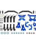 Beefed Up Extreme Heavy Duty Outer Driveline And Suspension Upgrade Kit For RC Trucks Blue Includes MaxxDuty Driveshafts