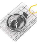 Clear Acrylic Map Compass With Ruler And Map Measurer Scales Baseplate Orienteering Navigator for hiking and camping