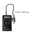 Portable Oxygen Concentration Tester For Industrial And Mining Jobsites Real Time Gas Monitor with display and sensor