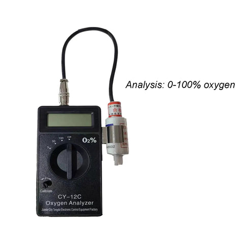 Portable Oxygen Concentration Tester For Industrial And Mining Jobsites Real Time Gas Monitor with display and sensor