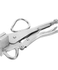 Auto Body Frame Pulling Clamp With Extra Wide Duckbill Jaw, beefy heavy duty locking pliers, for sheet metal welding and metalworking
