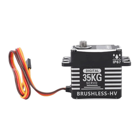 Hella Smooth 35Kg Aluminum Alloy RC Servo Featuring Kickass Metal Gears Flexin Beast Level Torque For Rock Crawling And Trail Running RCs Steering Control Module Upgrade, digital design, IP67 waterproof