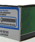 8-32 Thread By 3/4 Inch Round Head Combo Machine Screws, Zinc Plated Steel Fasteners packaging view.