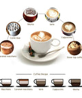 Top Tier 15 Bar Retro Espresso Machine With Italian Electric Pump Semi Automatic Steam Frother 1050 Watt home coffee recipes with latte and cappuccino