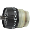 Dual Self Locking Brushless Gearbox Replacement with 13 Tooth Metal Gear Assembly for 16V and 21V cordless drills, side view