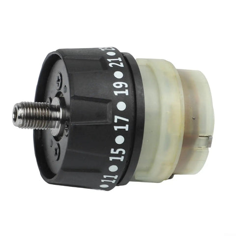 Dual Self Locking Brushless Gearbox Replacement with 13 Tooth Metal Gear Assembly for 16V and 21V cordless drills, side view