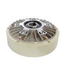 12Nm Magnetic Powder Brake With Hollow Shaft Center Clutch And Air Shaft Tension Control FZ12K-1, angled view, metal finish