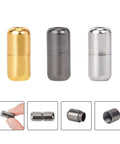 30 Sets No Tie Shoelace Buckle Clasps For Sneakers And Boots Elastic Lace Tips In Gunmetal Gold And Platinum, 8mm×18mm
