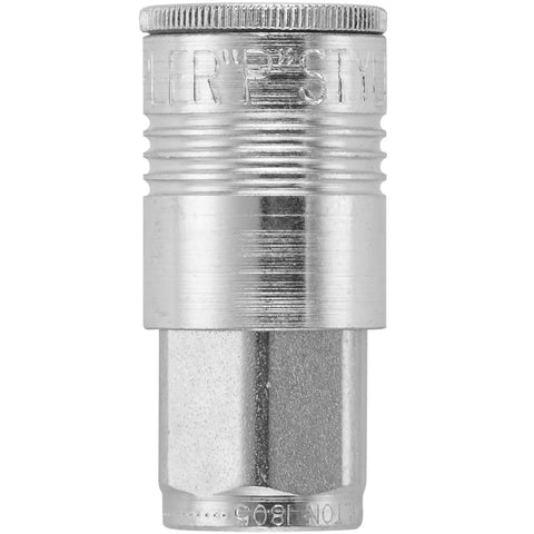 Three Eighths Inch FNPT P Style Air Coupler With Eight Locking Balls, Buna N Seal, 300 PSI Max, Up To 68 CFM, Pro Grade Quick Connect, Box Of 5, Made In USA, Ideal For Shop Air Lines And Compressors