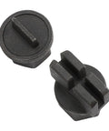 Complete 9 Pcs Oil Pan Drain Plug Repair Kit For Plastic Sump And Stripped Threads Install Remove Tool Set For Routine Auto Maintenance With Storage Case, black metal adapter close-up
