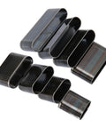 Pro Grade 8 Piece Leather Hole Punch Set With High Carbon Steel Punch Dies, assorted sizes, for crafting leather and fabric projects.