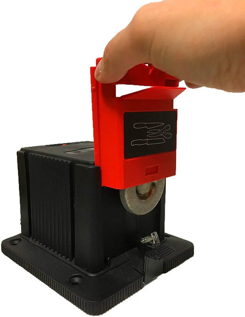All In One Sharpening Station For Knives, Chisels And High Speed Steel Drill Bits Electric Multitask Sharpener with red module