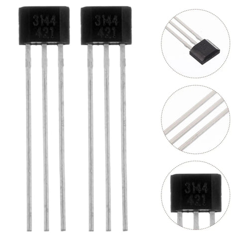 Top Notch Hall Effect Sensor Kit With Alloy Construction 15 Pack For Accurate Current Measurement Easy Install Long Lifespan Designed For Industrial Control And Electrical Projects, black 3-pin sensors