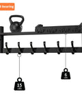 Sturdy Dope 4 In 1 Wood Coat Rack Wall Mount With Shelf 27.5 Inch Entryway Storage Organizer Key Holder Mail Organizer Hat Rack With 10 Dual Hooks For Hats Bags Keys holding weights.