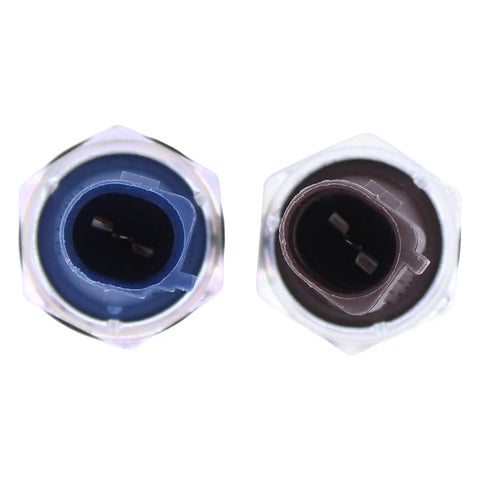 Two Pack Engine Oil Pressure Sensor Sender For Audi A4 A5 A6 Q5 TT And VW Jetta EOS Golf GTI Passat Brown And Blue Connectors