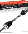 Front Left Driver Side CV Axle Shaft For Honda CRV 2002 2006 And Honda Accord 2003 2007 L4 2.4L Manual Transmission Only Not For Automatic Transmission Replacement Part on white background with packaging