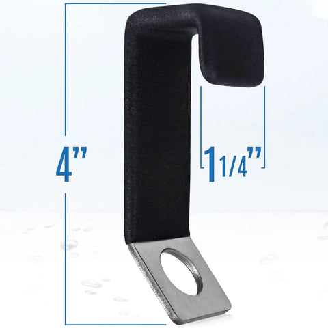 Heavy Duty Stainless Steel Ice Chest Bracket For Truck Bed Floor Mount Compatible With Yeti Rtic Padlock Slot Pack Of 2, 4" tall