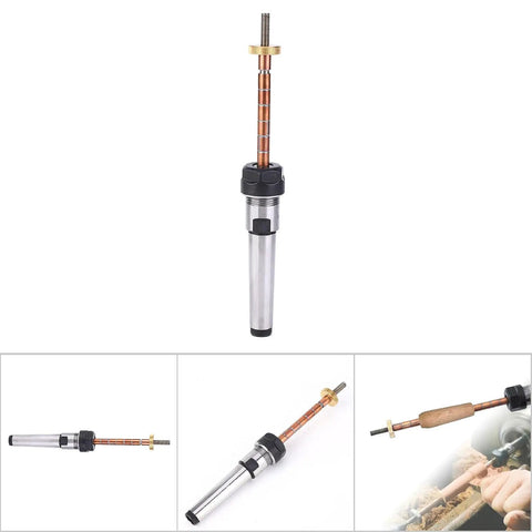 Adjustable Pen Mandrel Kit for Woodturning with 6 Mm Diameter Pro Grade Lathe Accessory for DIY Pen Turning Eliminates Vibration