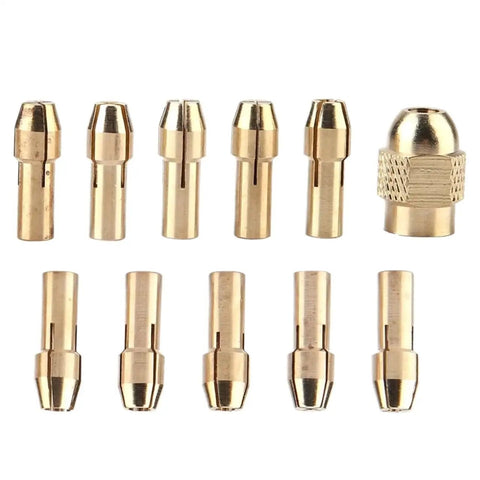Get This Premium Brass Collet Set For Rotary Tools With Quick Change 4 3Mm Shank designed for various DIY projects and crafts.