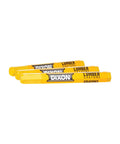 Yellow Lumber Marking Crayons Hex Shaped 4.5 Inch By 0.5 Inch 12 Pack For Woodworking And Construction Grip Friendly Hex Extruded