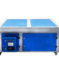 Heavy Duty Metalworking Downdraft Table Featuring A Rock Solid Dust Collector And Welding Fume Extractor Crafted For Grinding Polishing Workstations with perforated top