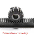 Top Shelf 25 Tooth 2 Module Spur Gear Motor Drive Part Built From Dang Solid 45 Carbon Steel For Smooth Mechanical Power Transmission Upgrades Featuring A Sturdy 15 Millimeter Keyway on gear rack.
