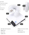 Top Notch 60W Desktop Dust Collector keeps your workshop clean with compact design and flexible hose for nail art use.