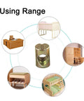 Furniture Barrel Nuts And Hammer Nuts Kit For DIY Woodworking, M4-M8 Screws, usage examples for furniture assembly