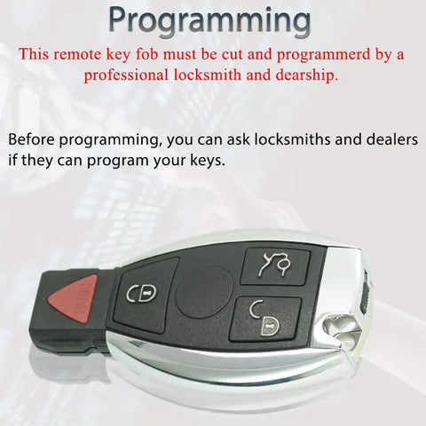 Mercedes Key Fob Replacement For 1997 2014 C Class E Class S Class G Class M Class R Class Sprinter 300 Series Remote Control Key FCC ID IYZ3312 IYZDC