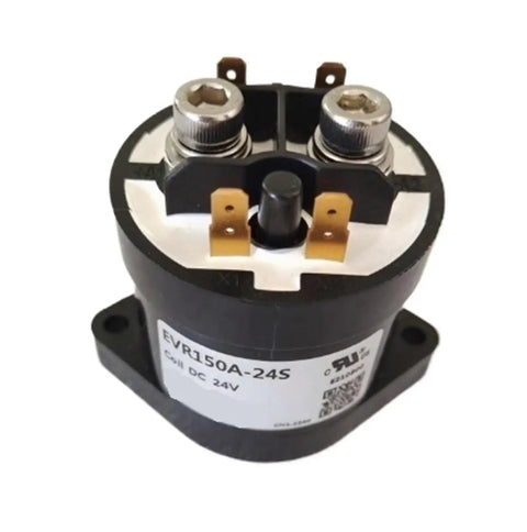 Heavy Duty Evr150a24S High Voltage Dc Contactor Relay with terminals for EV chargers and battery storage systems