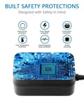 Adjustable DC Power Supply 6V To 24V With 5V 2A USB Port, 36W Universal AC DC Adapter safety features