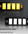 Toyota Front Bumper LED Side Marker DRL Amber Sequential Turn Signal Fog Light Kit For 1984 1988 4Runner And Pickup