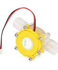 Front view of Portable Water Flow Hydroelectric Generator 12V Mini Pump Power Converter For Off Grid DIY Renewable Energy Projects