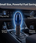 Gas Saver Plug And Play Energy Saving Device for Cars Trucks SUVs in dashboard shown with plug and play feature