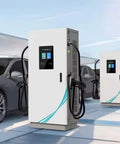High Power 120kW DC Fast Charging Station with Dual CCS Connectors for highway service areas and fleet operations in use.