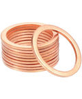 Sweet Copper Flat Washers Screw Kit For Bolt And Nut Replacement Fits Metal Machine Repair 25 Pcs 22X28X15MM hardware washers stacked