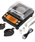 Milligram Scale With Large Display And Dual Powered Pro Grade Digital Powder Scale For Precise Weighing 50g By 0.001g Resolution