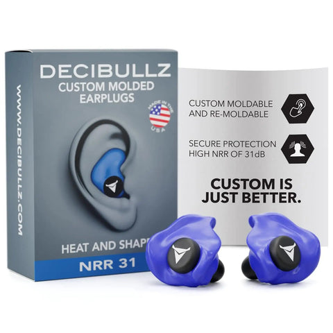 Custom Molded Earplugs With 31dB NRR For Shooting Travel Swimming Work And Concerts That Fit Perfectly Never Hurt Or Slip Out And Provide Superior Noise Isolation With Easy Heat And Shape System For Everyday Hearing Protection