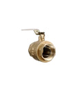Lead Free 2 Inch Full Port Two Piece Brass Ball Valve With Female Threaded Ends Chrome Plated Copper Silicon Alloy Body Adapter And Steel Handle