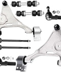 Beefed Up Buick Lucerne Front Lower Control Arm With Ball Joint Replacement Kit For 2006 2011 Suspension System Fits Cadillac DTS 2006 2011 Not For Limo Or Hearse, two control arms and links