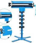 Heavy Duty Sheet Metal Bead Roller Machine With 6 Die Sets Rotary Beading Bender for 1.2 mm 18 Gauge Steel 457 mm Throat Depth